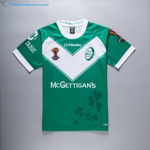 Maillot Rugby Irlande RLWC O'Neills Domicile 2017 2018 Vert Pas Cher