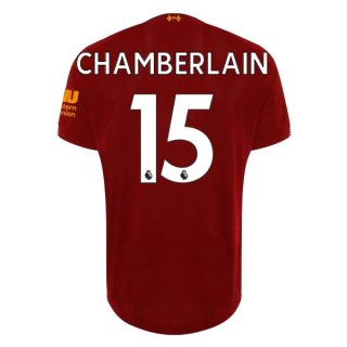 Maillot Liverpool NO.15 Chamberlain Domicile 2019 2020 Rouge Pas Cher