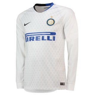 Maillot Inter Milan Exterieur ML 2018 2019 Blanc Pas Cher Maillot Inter Milan Exterieur ML 2018 2019 Blanc Pas Cher