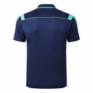 Polo Real Madrid 2019 2020 Bleu Vert Marine Pas Cher