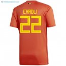 Maillot Belgica Domicile Chadli 2018 Rouge Pas Cher