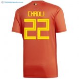 Maillot Belgica Domicile Chadli 2018 Rouge Pas Cher