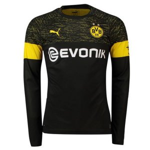 Maillot Borussia Dortmund Exterieur ML 2018 2019 Noir Pas Cher