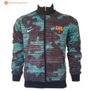 Veste Barcelona 2017 2018 Bleu Vert Pas Cher