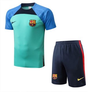 Maillot Entrainement Barcelone Ensemble Complet 2022 2023 Vert