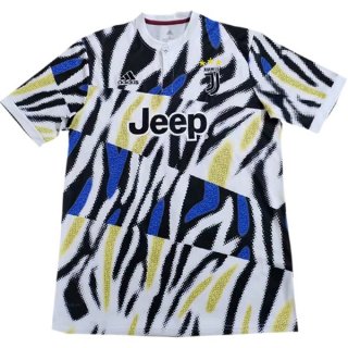 Thailande Maillot Juventus Spécial 2021 2022 Jaune Bleu Pas Cher