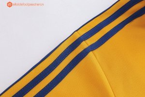 Survetement Juventus 2017 2018 Jaune Bleu Pas Cher