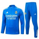 Sweatshirt Real Madrid 2025 2026 Bleu 5