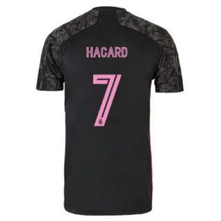 Maillot Real Madrid Third NO.7 Hazard 2020 2021 Noir Pas Cher