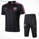 Maillot Entrainement Arsenal Ensemble Complet 2017 2018 Noir Pas Cher