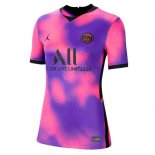 Maillot Paris Saint Germain 4ª Femme 2020 2021 Purpura Pas Cher