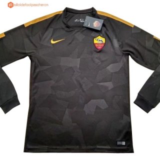 Maillot AS Roma Third ML 2017 2018 Pas Cher