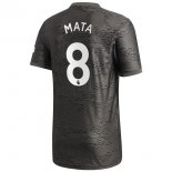 Maillot Manchester United NO.8 Mata Exterieur 2020 2021 Noir Pas Cher