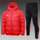 Manteau de duvet Manchester United Ensemble Complet 2024 2025 Rouge