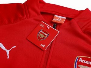 Survetement Arsenal 2018 2019 Rouge Gris Pas Cher