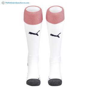 Chaussette Arsenal Domicile 2018 2019 Blanc Pas Cher