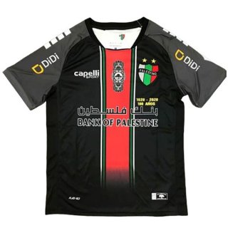 Thailande Maillot CD Palestino Domicile 2020 2021 Noir Pas Cher