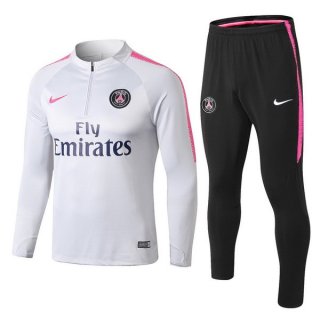 Survetement Enfant Paris Saint Germain 2018 2019 Gris Pas Cher