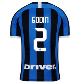 Maillot Inter Milan NO.2 Godin Domicile 2019 2020 Bleu Maillot Inter Milan NO.2 Godin Domicile 2019 2020 Bleu