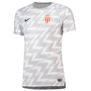 Maillot Entrainement AS Monaco 2018 2019 Gris Pas Cher