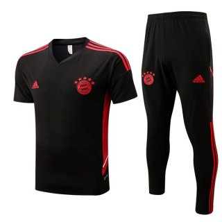 Maillot Bayern Munich Ensemble Complet 2022 2023 Noir Rouge