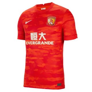 Thailande Maillot Evergrande Domicile 2021 2022 Rouge Pas Cher