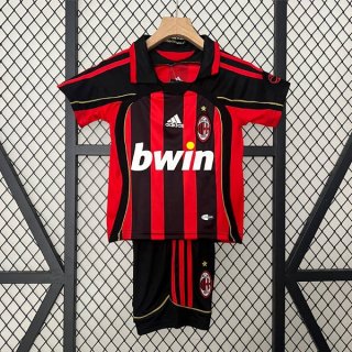Maillot AC Milan Domicile Retro Enfant 2006 2007 Maillot AC Milan Domicile Retro Enfant 2006 2007