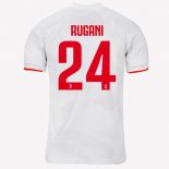 Maillot Juventus NO.24 Rugani Exterieur 2019 2020 Gris Blanc Pas Cher