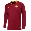 Maillot As Roma Domicile ML 2018 2019 Rouge Pas Cher