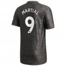 Maillot Manchester United NO.9 Martial Exterieur 2020 2021 Noir Pas Cher