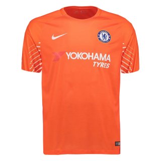 Maillot Chelsea Gardien 2017 2018 Orange Pas Cher