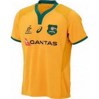 Maillot Australie Domicile 2018 Jaune Pas Cher