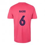 Maillot Real Madrid Exterieur NO.6 Nacho 2020 2021 Rose Pas Cher