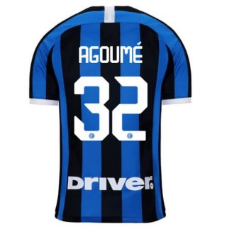 Maillot Inter Milan NO.32 Agoumé Domicile 2019 2020 Bleu Maillot Inter Milan NO.32 Agoumé Domicile 2019 2020 Bleu