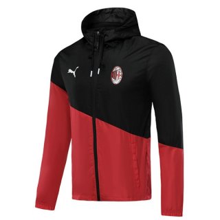 Coupe Vent AC Milan 2019 2020 Negro Rouge Pas Cher