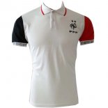 Polo France 2019 Blanc Rouge Pas Cher