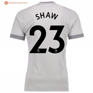 Maillot Manchester United Third Shaw 2017 2018 Pas Cher