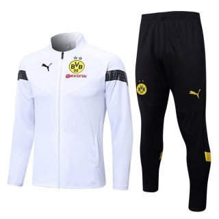 Survetement Dortmund 2022 2023 Blanc Noir Survetement Dortmund 2022 2023 Blanc Noir