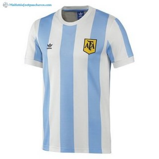 Maillot Argentine Domicile Retro 1978 Bleu Pas Cher