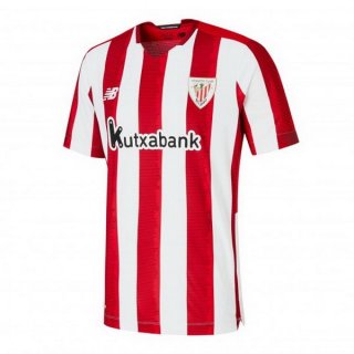 Thailande Maillot Athletic Bilbao Domicile 2020 2021 Rouge Blanc Pas Cher