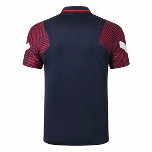 Polo Paris Saint Germain 2020 2021 Bleu Marine Rouge Pas Cher