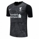 Entrainement Liverpool 2020 2021 Gris Noir Pas Cher