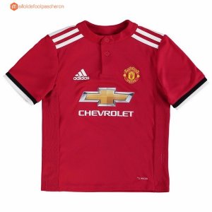 Maillot Manchester United Enfant Domicile 2017 2018 Pas Cher