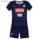 Maillot Naples Third Enfant 2017 2018 Bleu Pas Cher