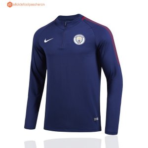 Survetement Manchester City 2017 2018 Bleu Pas Cher