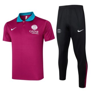Polo PSG Ensemble Complet 2024 2025 Rouge Polo PSG Ensemble Complet 2024 2025 Rouge