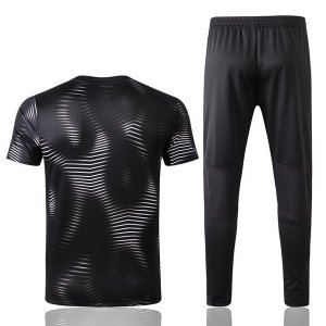 Entrainement Juventus Ensemble Complet 2018 2019 Gris Noir Pas Cher