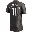 Maillot Manchester United NO.11 Greenwood Exterieur 2020 2021 Noir Pas Cher