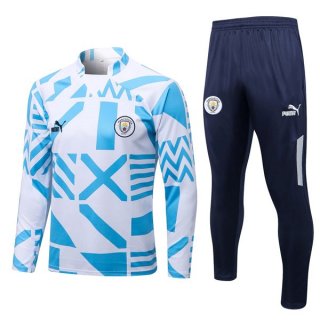 Training Manchester City 2022 2023 Bleu Blanc Training Manchester City 2022 2023 Bleu Blanc