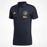 Polo Manchester United 2018 2019 Bleu Pas Cher